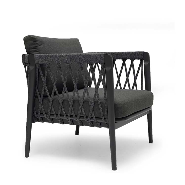 Modern Outdoor Aluminum Rope Sofa Lounge Set – Anthem