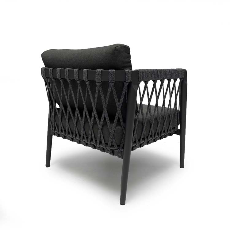 Modern Outdoor Aluminum Rope Sofa Lounge Set – Anthem