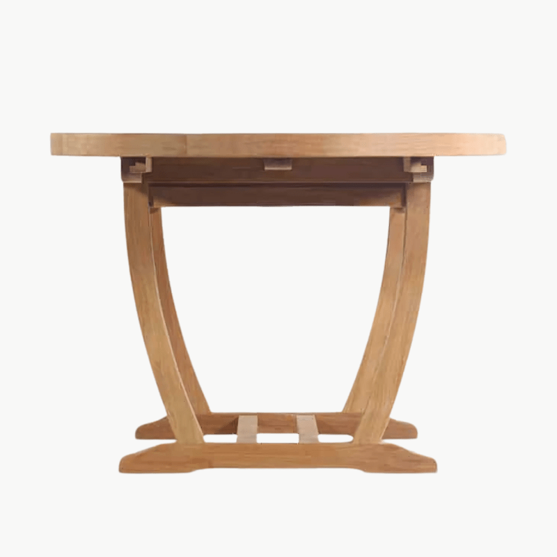 10 feet Teak Outdoor Patio Double Extension Oval Table Titan