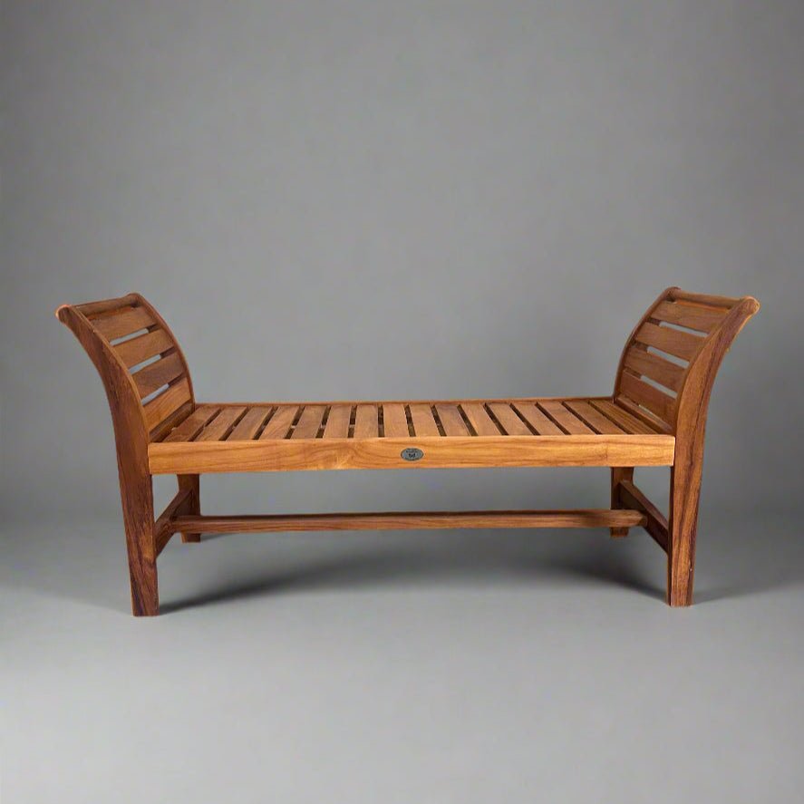 McGill Teak Wood Garden Backless 4 feet Bench | King