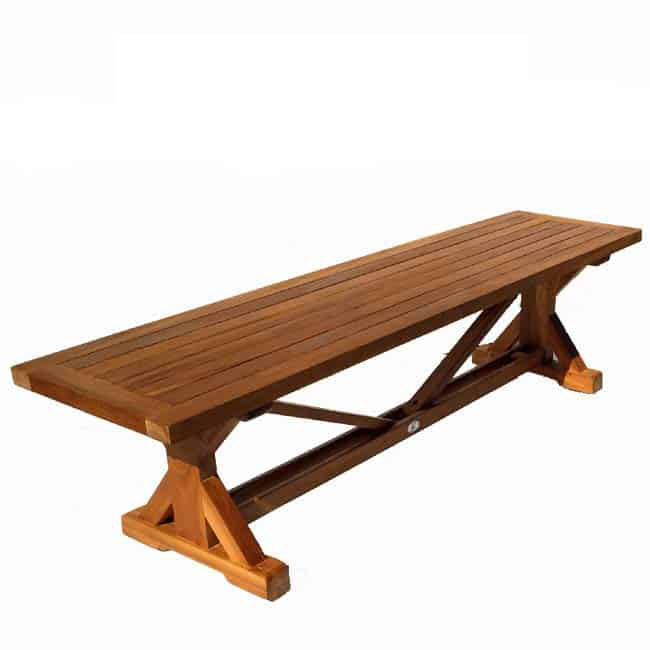 6 feet Teak Backless Bench Heritage