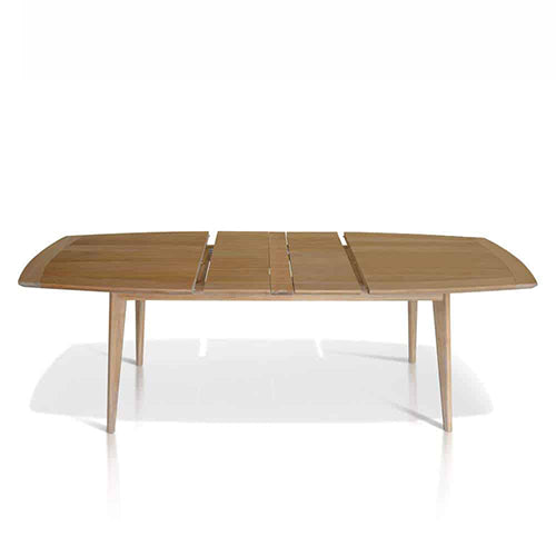 9 pc Mid-Century Teak Dining Set Impression Table and Danish Chairs