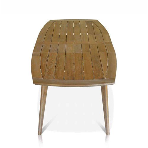 9-Pc Mid-Century Teak Outdoor Dining Set – Impression Table & Danish Batyline Chairs