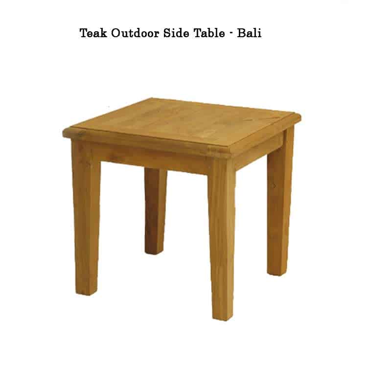 Teak Outdoor Patio Side Table Bali