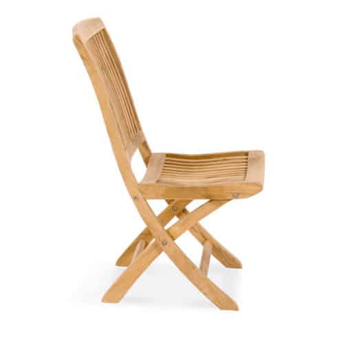 Teak Outdoor Folding Side Chair Blaze