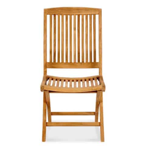 Teak Outdoor Folding Side Chair Blaze