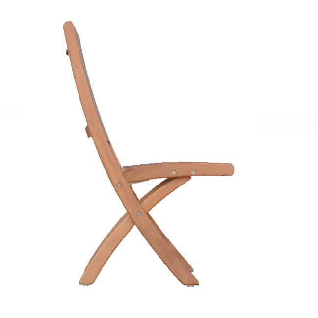 Teak Outdoor Folding Side Chair Blaze