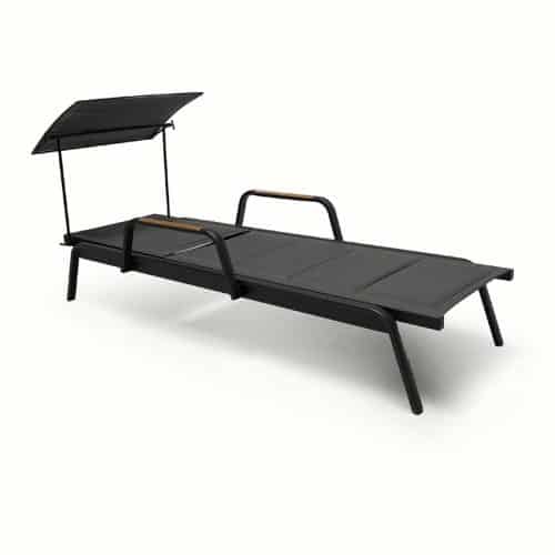 Aluminum Sling Modern Sun Chaise Lounger – Summit