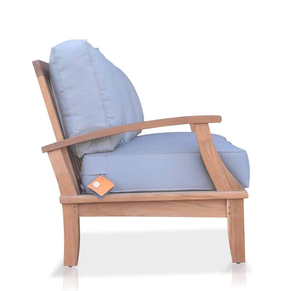 Classic Teak Outdoor Three Seated Sofa Lounge Seat - Bali