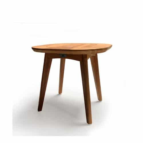 Mid-century Teak Outdoor Patio Side Table Impression