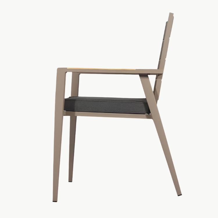 Outdoor Aluminum Chair Taupe- Keto