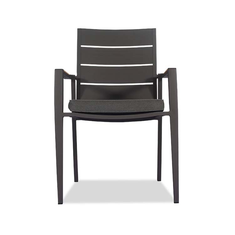 3pc Teak Aluminum Bistro Outdoor Set