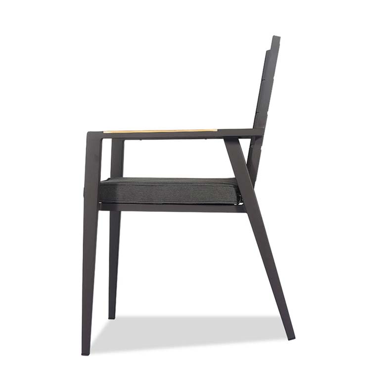 Outdoor Aluminum Chair Asteroid Black- Keto