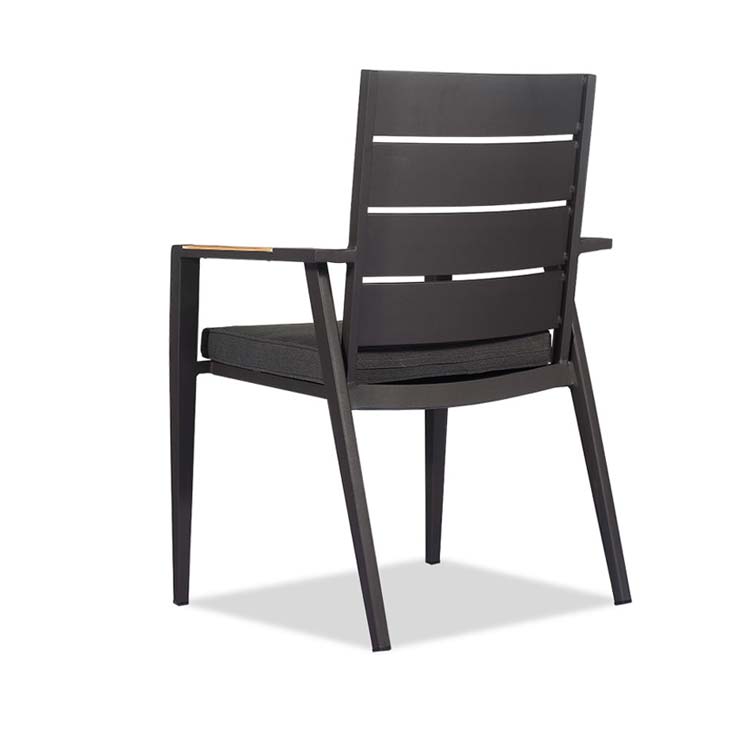 3pc Teak Aluminum Bistro Outdoor Set
