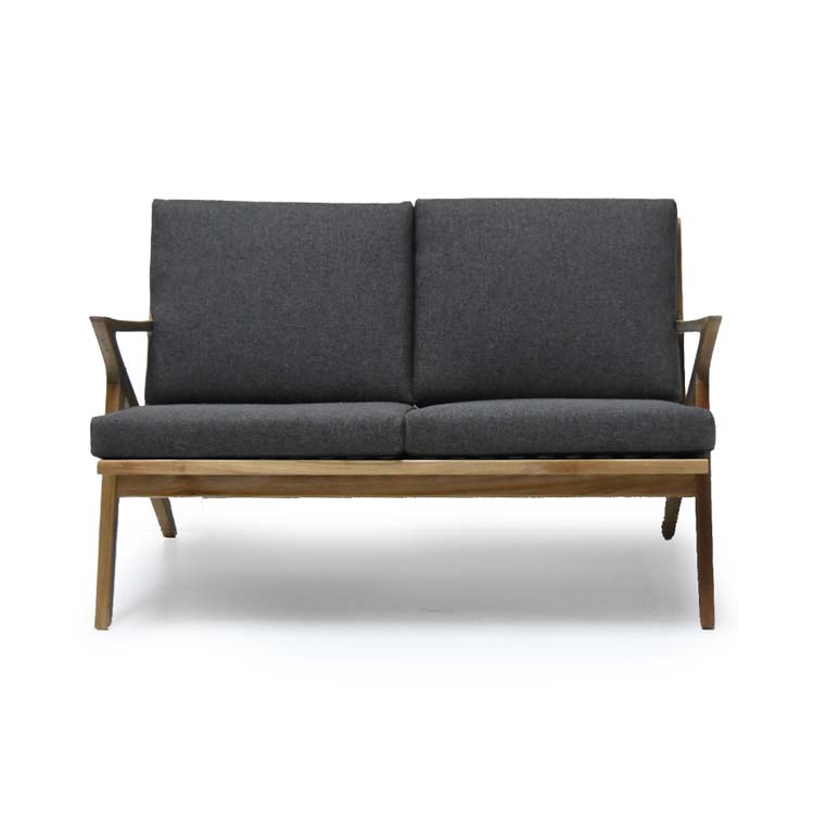 Mid Century Teak Patio Loveseat Lounge Seat – Koge