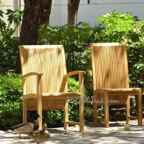 Teak Patio Side Dining Chair Liberty