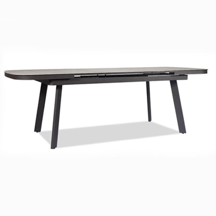 Outdoor metal extension dining table Asteroid Ivory Fram