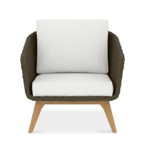 Wicker Teak Outdoor Club Chair – Breeze