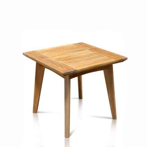 Mid Century Teak Outdoor Square Side Table Impression