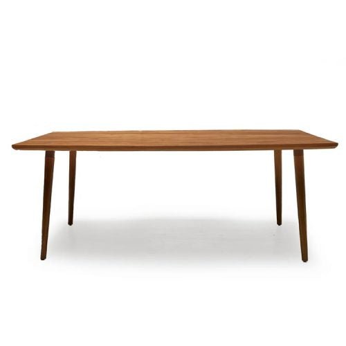 Mid century Modern Large Rectangle Outdoor Teak Dining Table | Lara