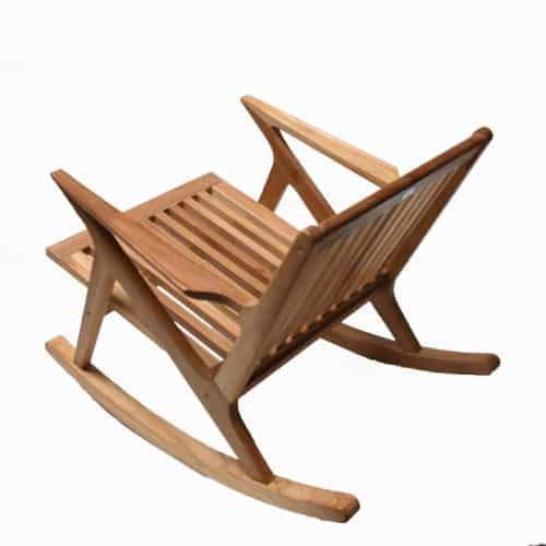 Scandinavian Style Teak Rocking Chair- Koge’