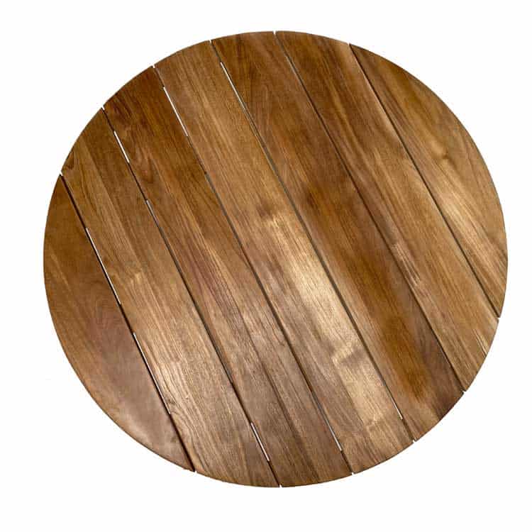 5 feet Mid century Modern Round Outdoor Dining Table Lara