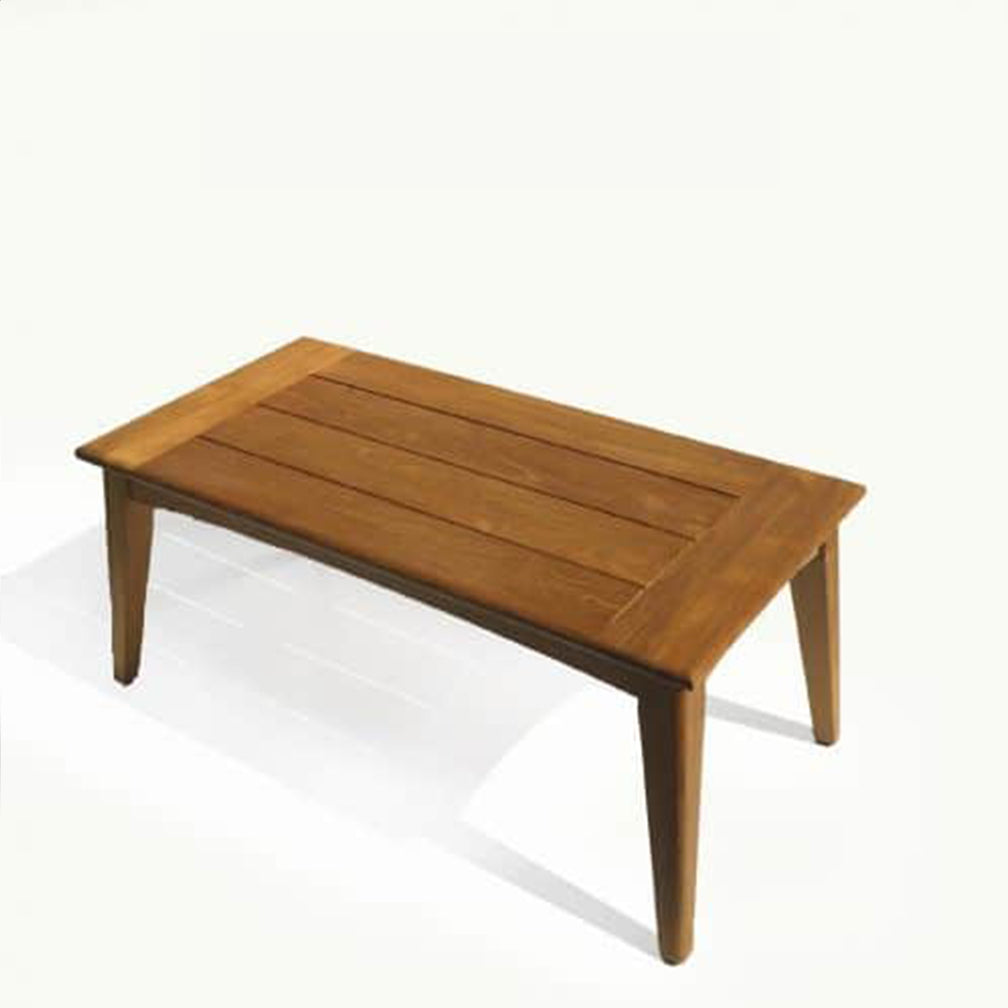 Modern Teak Conversation Lounge Coffee Table Piedra