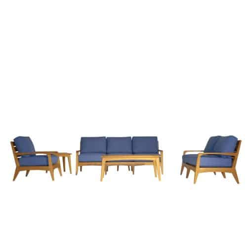 Teak Patio Deep Seating Lounge Chair β Olga