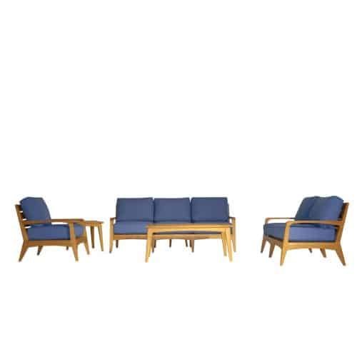 Teak Patio Deep Seating Lounge Chair – Olga