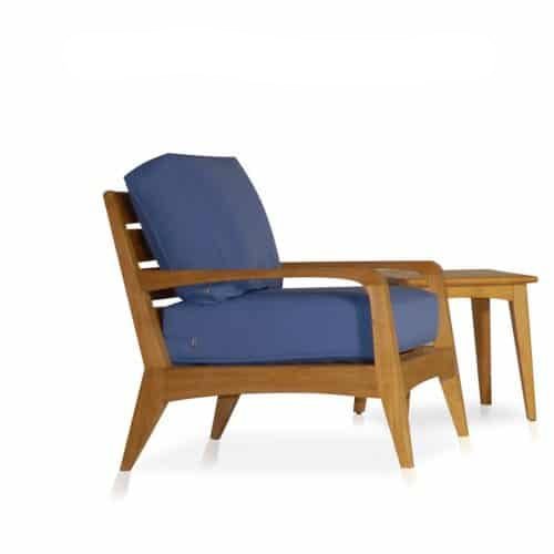 Teak Patio Deep Seating Lounge Chair – Olga