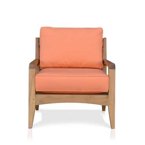 Teak Patio Deep Seating Lounge Chair – Olga