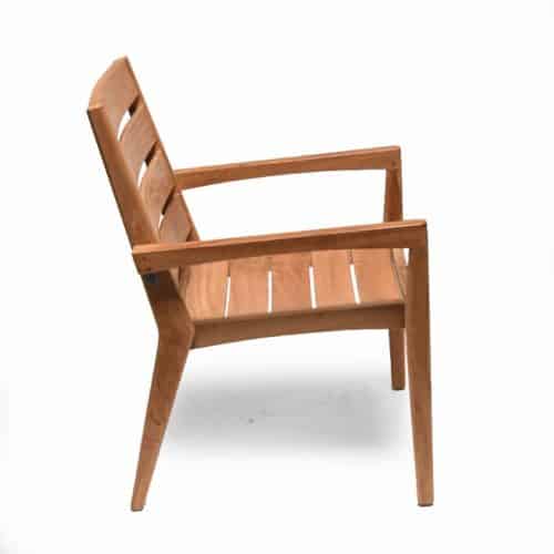 Teak Patio Stacking Dining Chair Olga