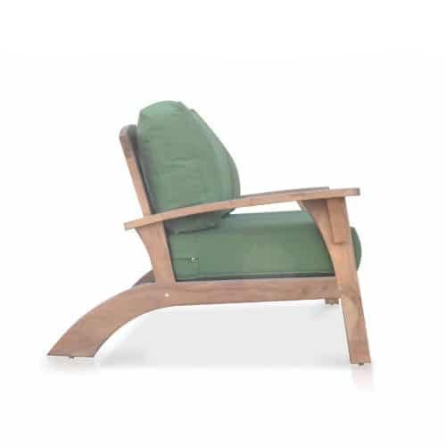 Modern Teak Outdoor Deep Seating Set- Olympia