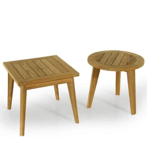 Teak Outdoor Square Side Table Olympia