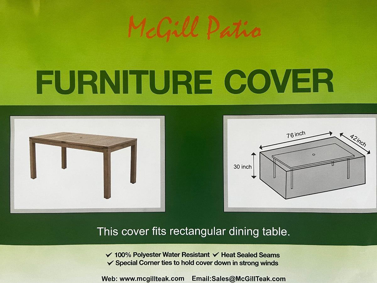 Premium Teak Dining Set Cover - Small