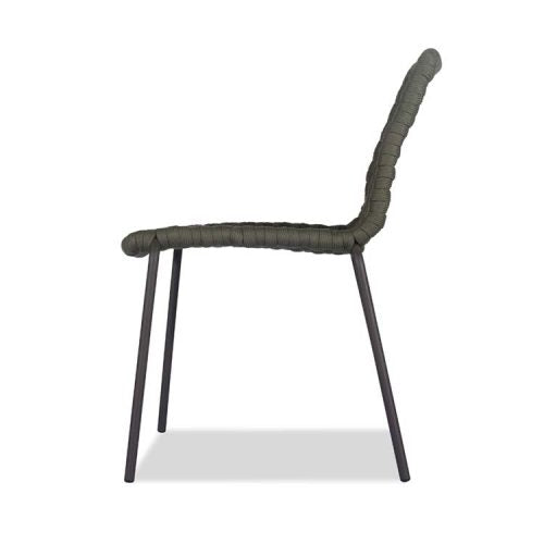 Outdoor Aluminum Rope Side Chair- Apex