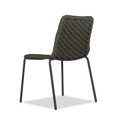 Outdoor Aluminum Rope Side Chair- Apex