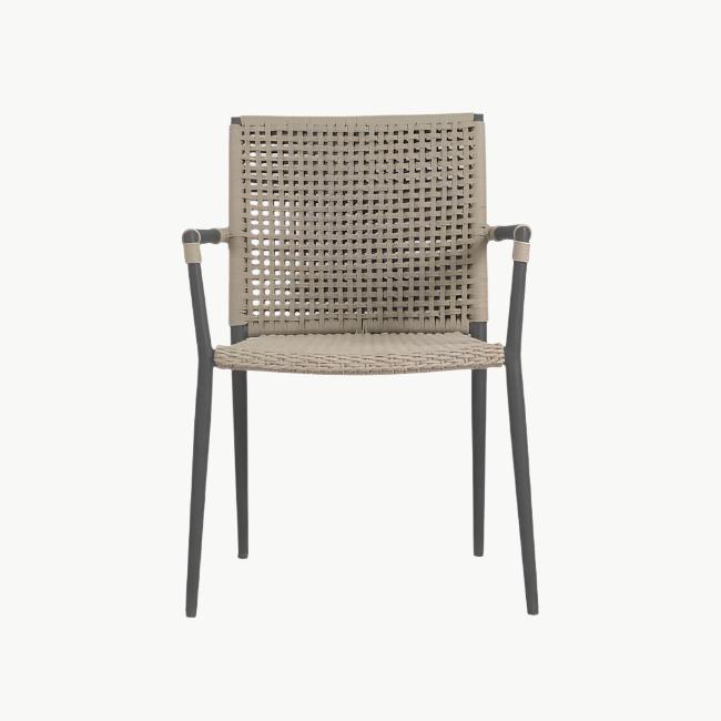 Outdoor Aluminum Rope Arm Chair Asteroid Wee