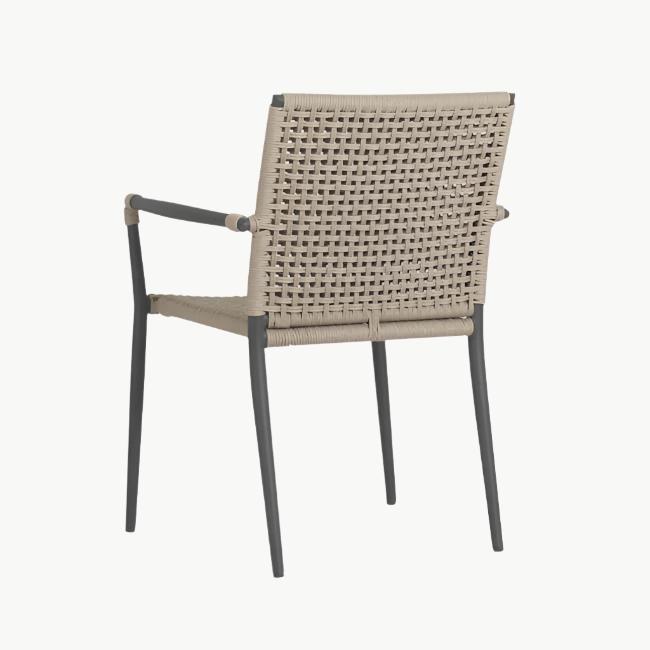 Outdoor Aluminum Rope Arm Chair Asteroid Wee