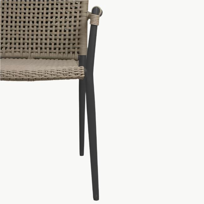 Outdoor Aluminum Rope Arm Chair Asteroid Wee