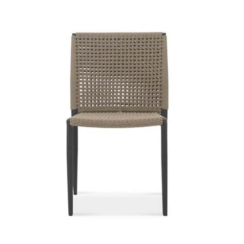 Outdoor Aluminum Rope Side Chair Asteroid- Wee