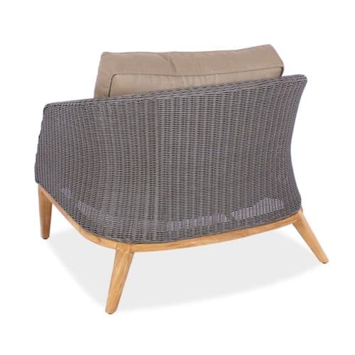 Wicker Teak Outdoor Club Chair – Grace