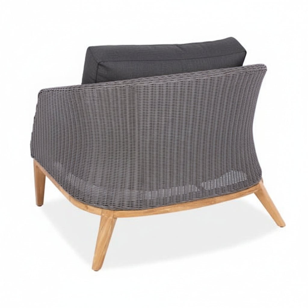 Wicker Teak Outdoor Club Chair – Grace