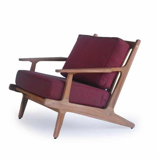 Teak Patio Deep Seat Lounge Chair – Rogan