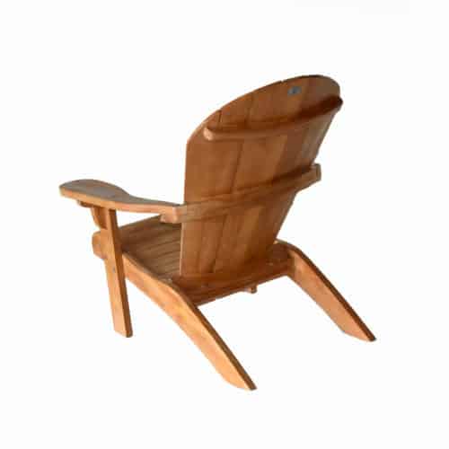 Teak Adirondack Chair with Ottoman