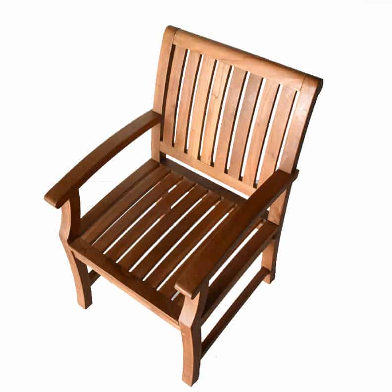 Teak Outdoor Dining Arm Chair Titan