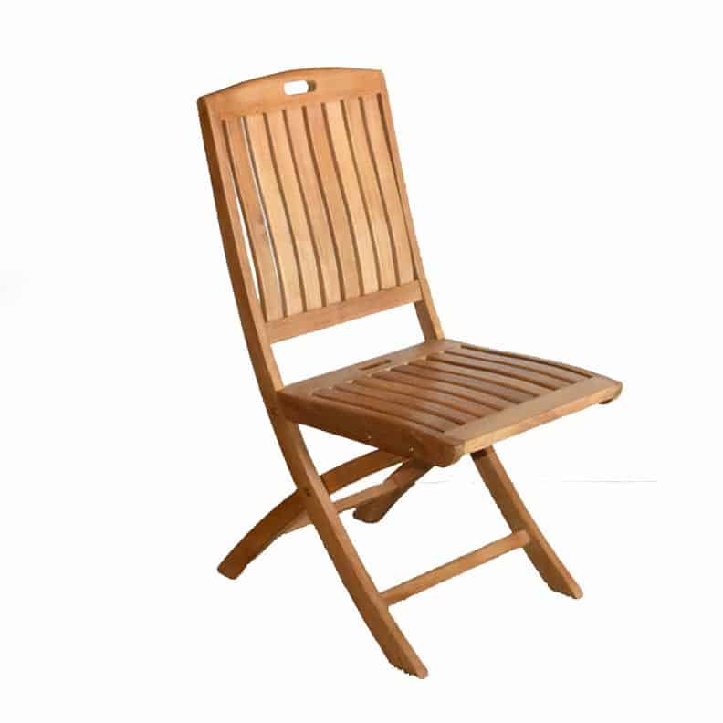 Teak Patio Outdoor Folding Side Chair NewYork