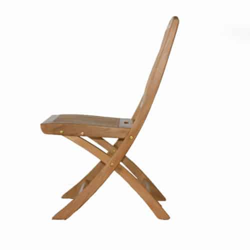 7-Pc Teak Folding Outdoor Dining Set – Olympus Rectangular Table & New York Chairs