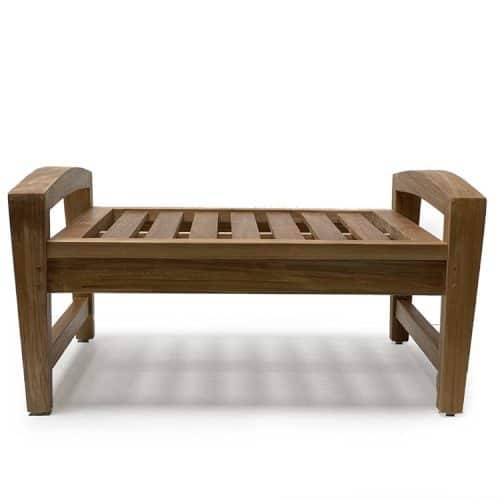 Alfani Outdoor Teak Ottoman