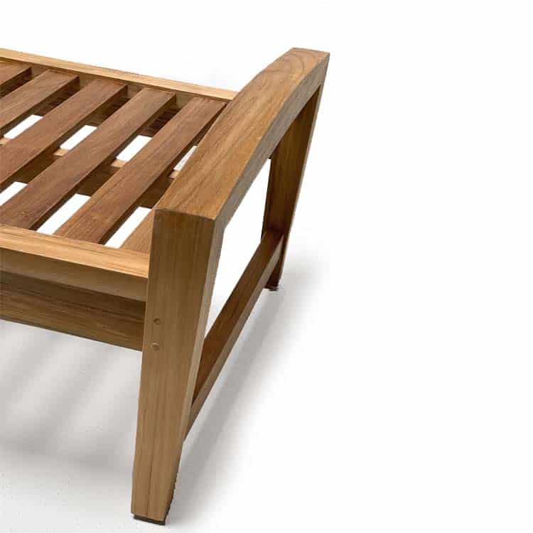 Alfani Outdoor Teak Ottoman
